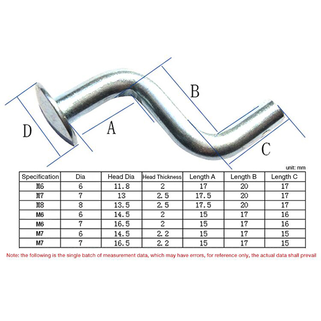 S-type safety pin